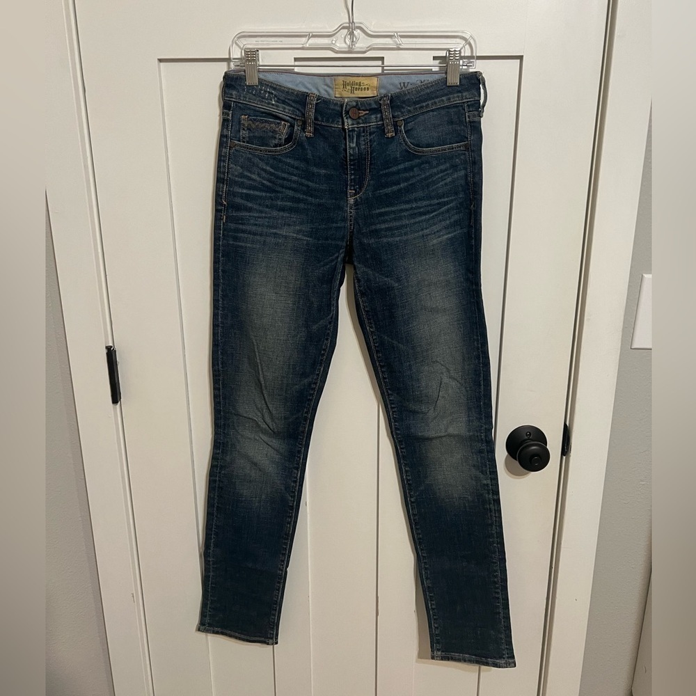 Anthropologie Holding Horses The Claire Straight Leg Jeans Sz 27 - Picture 3 of 6